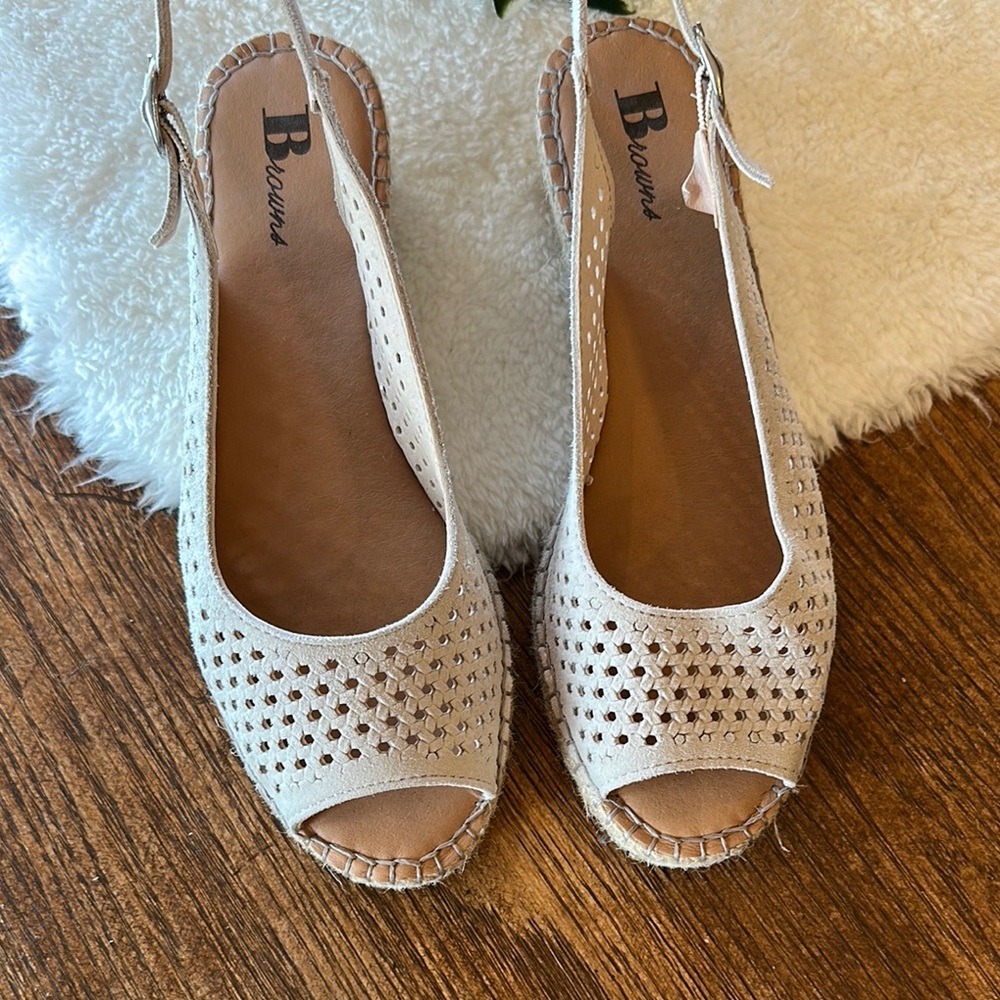 Brown summer sandals